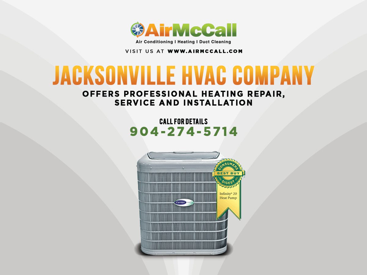 Air McCall offers Professional Heating Repair and Service in Jacksonville